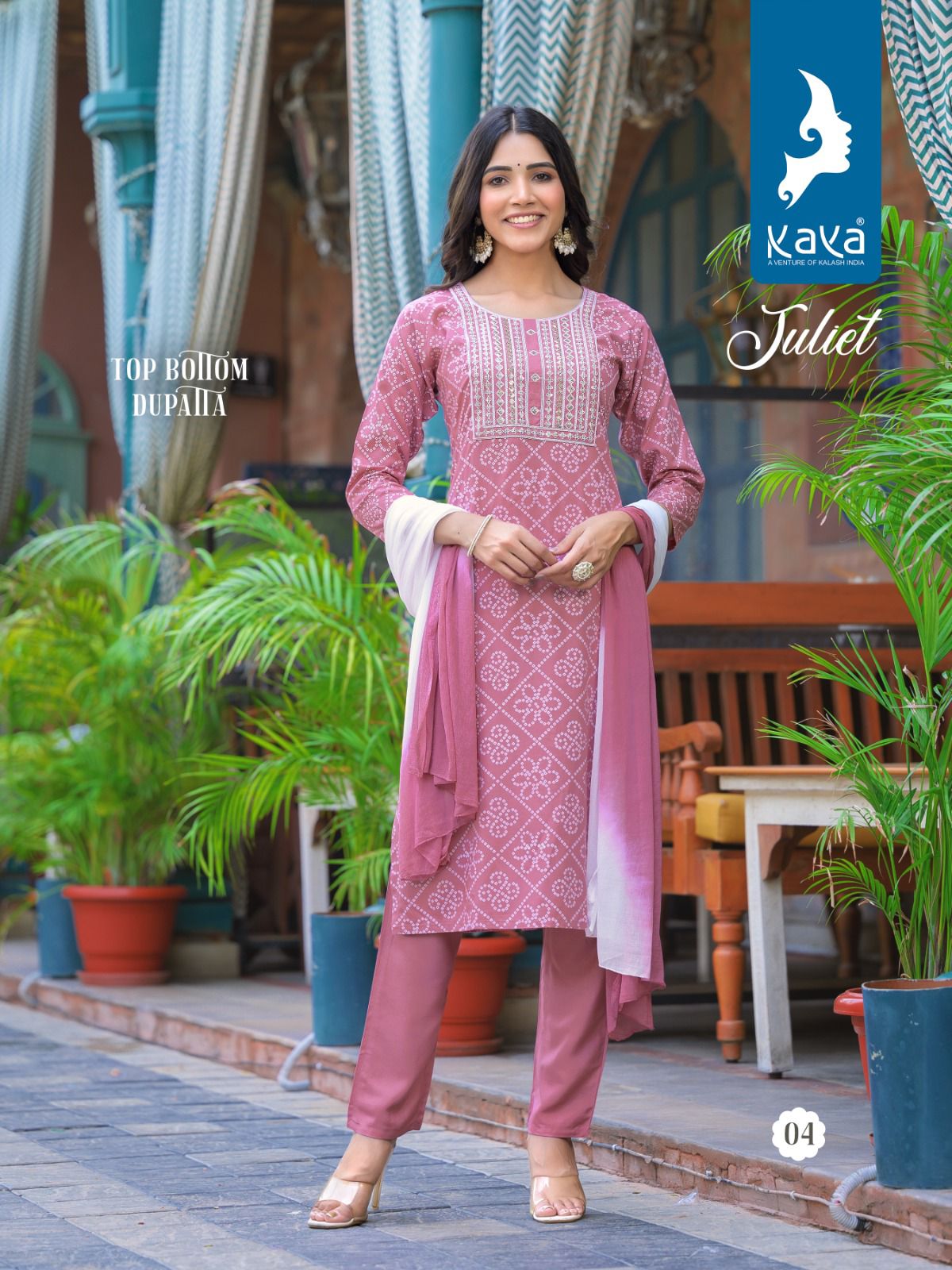 Juliet By Kaya Rayon Readymade Suits Catalog
